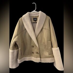 UGG Womens Mindy Luxefluff Jacket Size L NWT